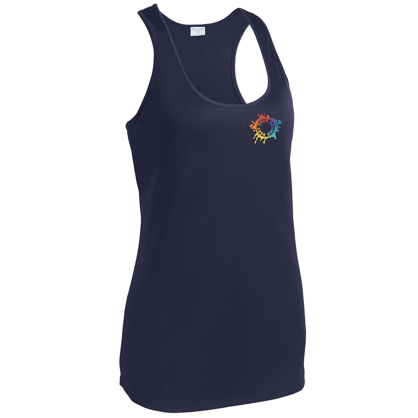 Sport-Tek Ladies PosiCharge Competitor Racerback Tank Embroidery - Mato & Hash