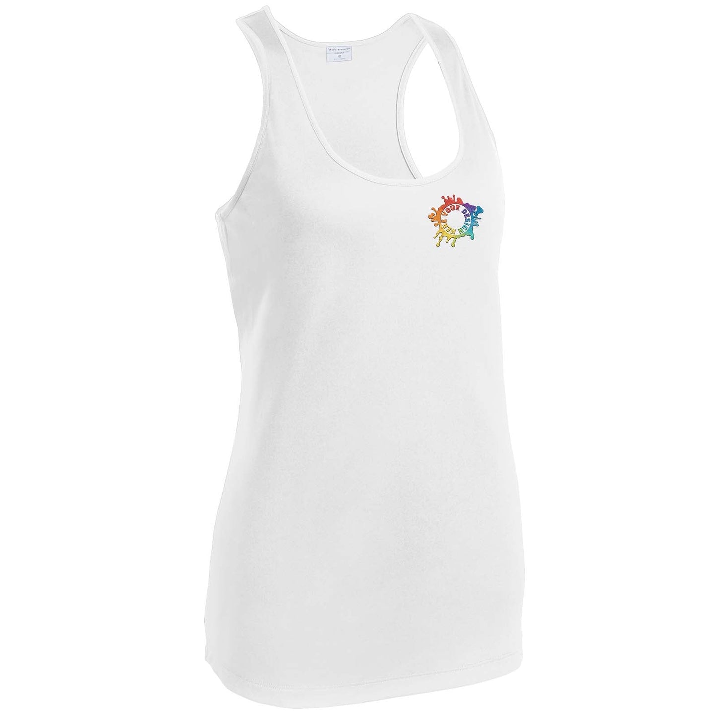 Sport-Tek Ladies PosiCharge Competitor Racerback Tank Embroidery - Mato & Hash