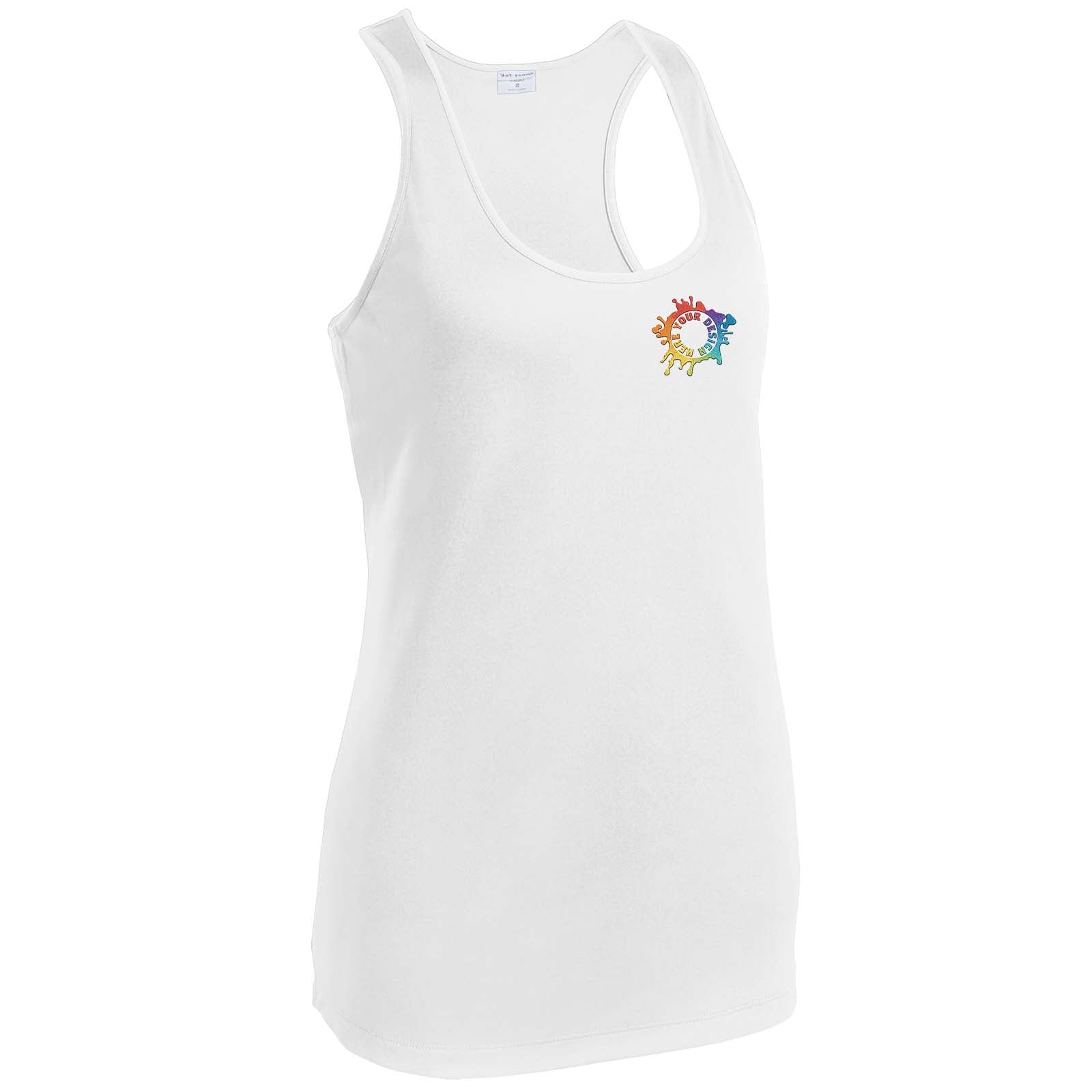 Sport-Tek Ladies PosiCharge Competitor Racerback Tank Embroidery - Mato & Hash