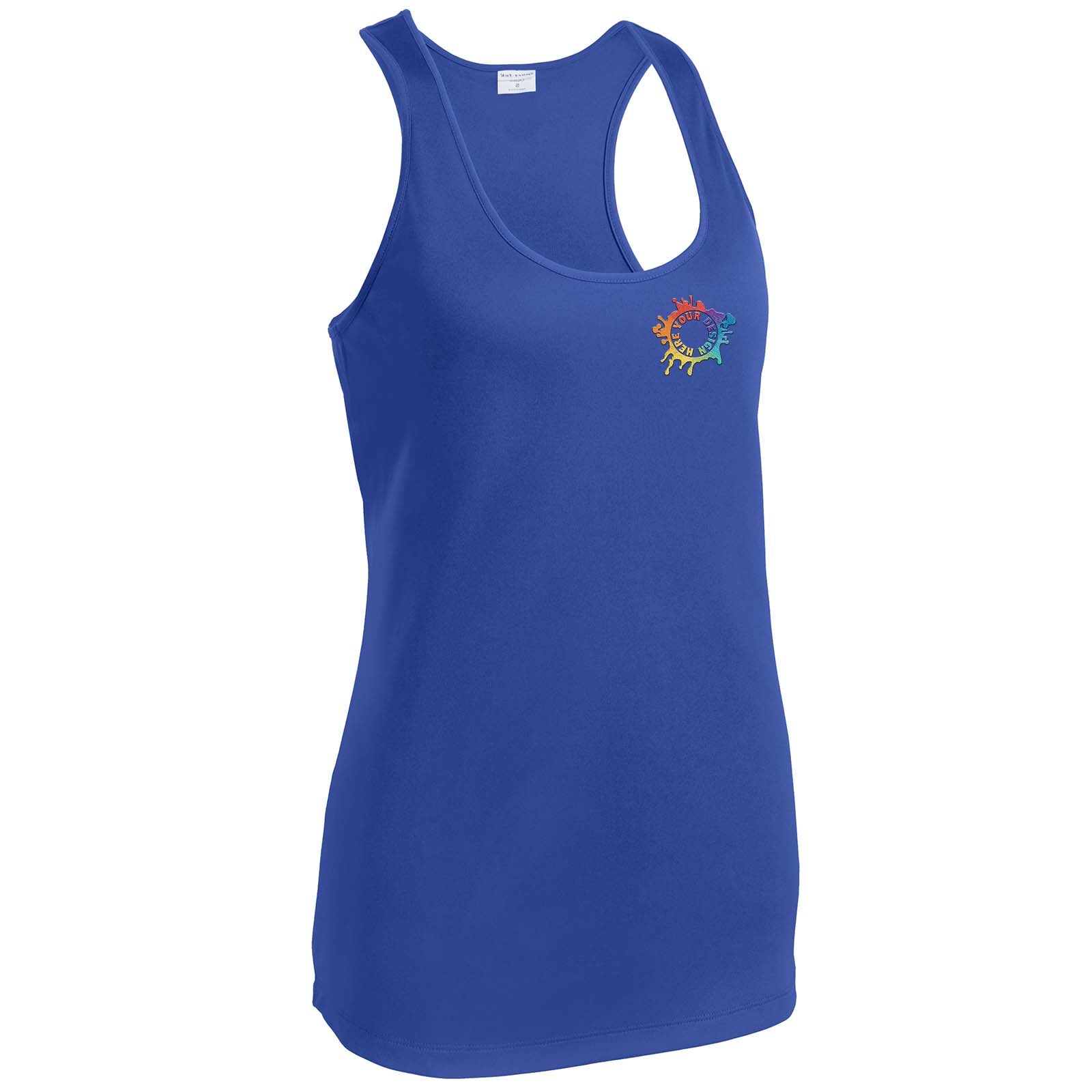 Sport-Tek Ladies PosiCharge Competitor Racerback Tank Embroidery - Mato & Hash