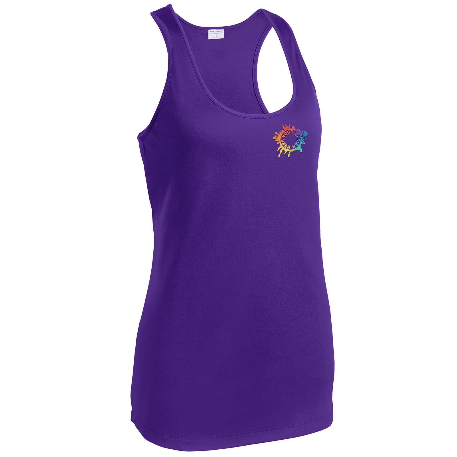 Sport-Tek Ladies PosiCharge Competitor Racerback Tank Embroidery - Mato & Hash