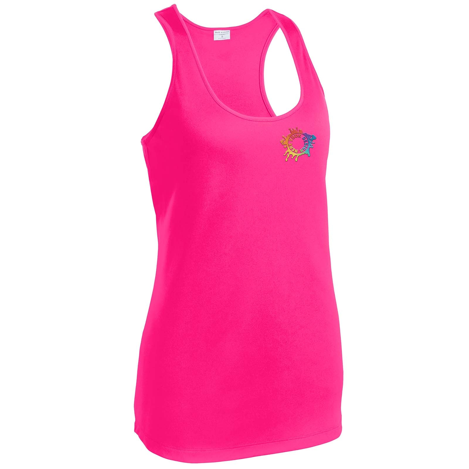 Sport-Tek Ladies PosiCharge Competitor Racerback Tank Embroidery - Mato & Hash