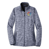 Sport-Tek® Ladies PosiCharge® Electric Heather Soft Shell Jacket Embroidery - Mato & Hash