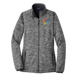 Sport-Tek® Ladies PosiCharge® Electric Heather Soft Shell Jacket Embroidery