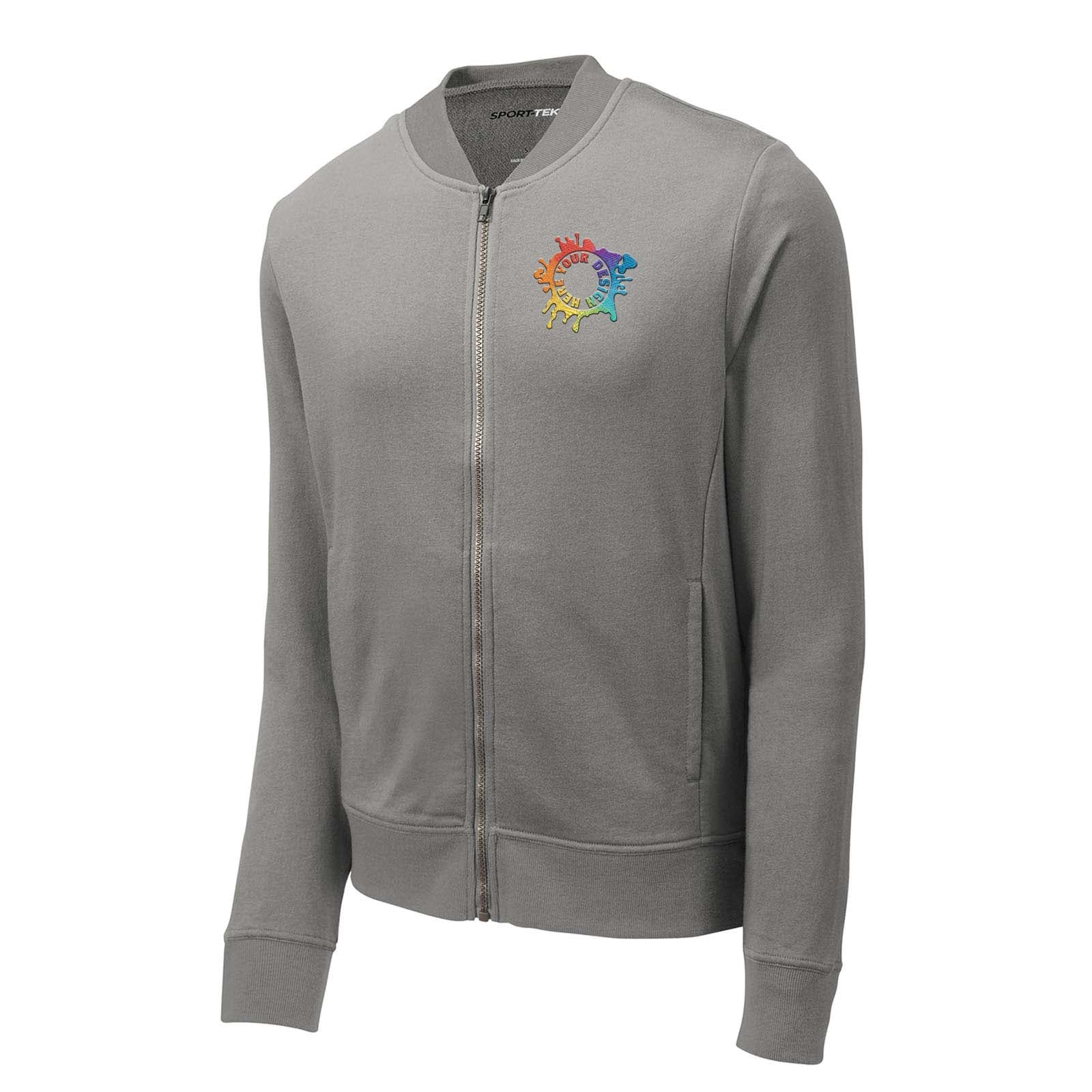 Sport-Tek® Lightweight French Terry Bomber Embroidery - Mato & Hash