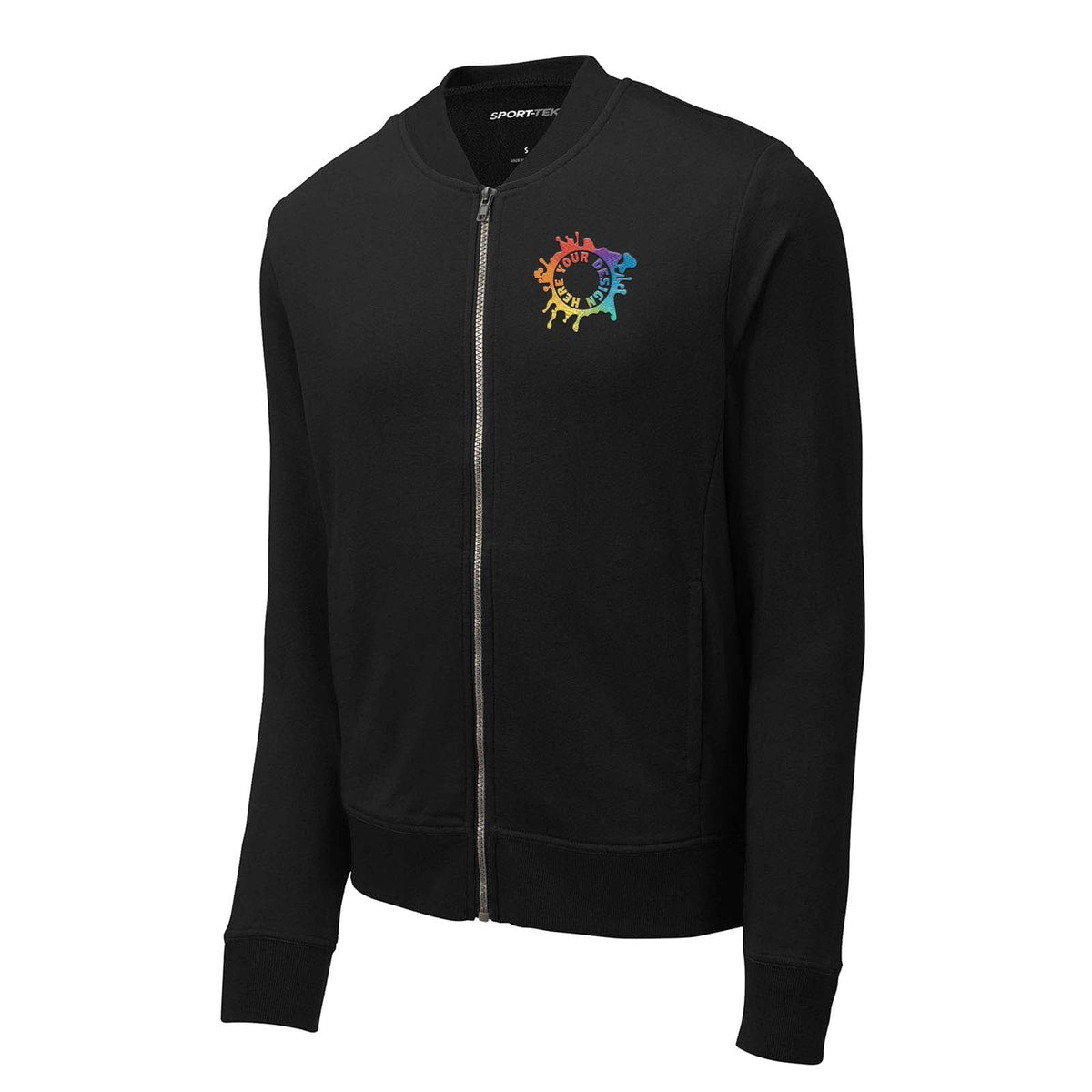 Sport-Tek® Lightweight French Terry Bomber Embroidery - Mato & Hash