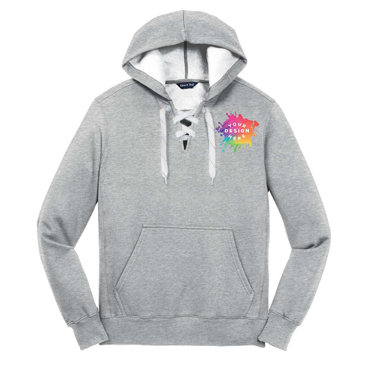 Sport Tek Men's Lace Up Pullover Hooded Sweatshirt - Mato & Hash