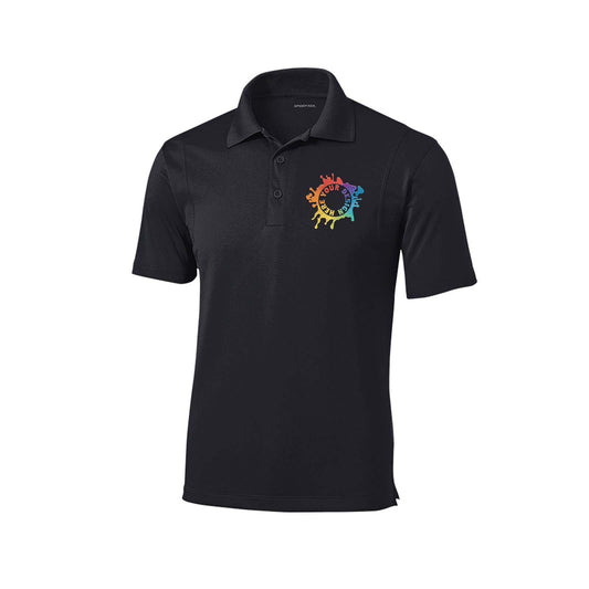 Sport Tek Men's Micropique Sport-Wick 100% Polyester Polo T-Shirt Embroidery - Mato & Hash