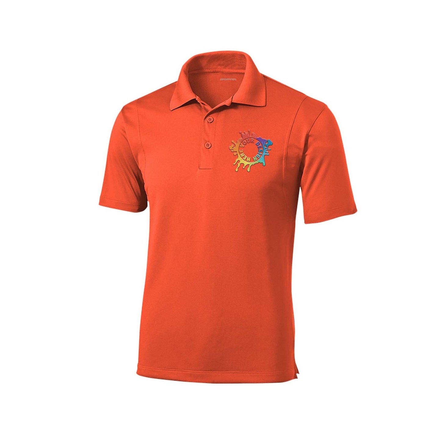 Sport Tek Men's Micropique Sport-Wick 100% Polyester Polo T-Shirt Embroidery - Mato & Hash