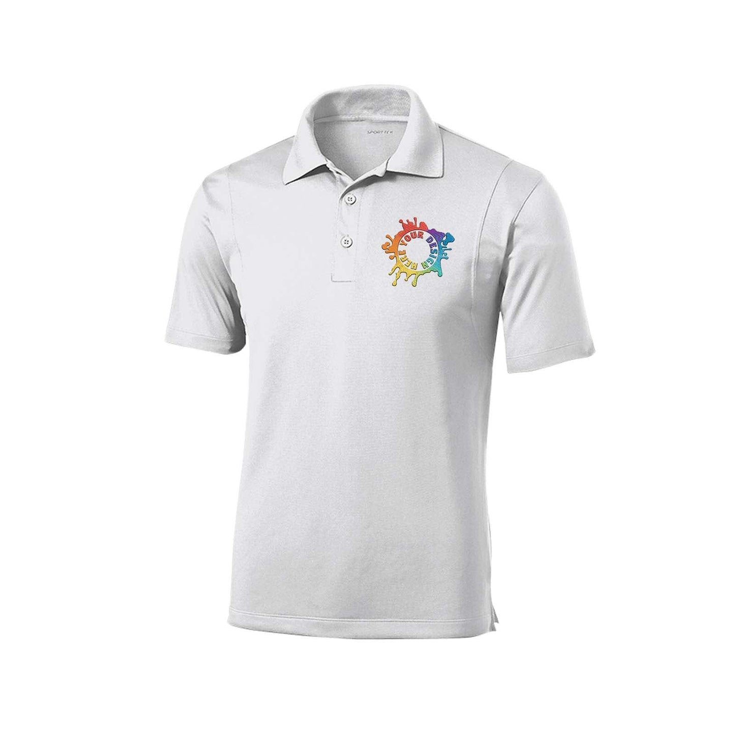 Sport Tek Men's Micropique Sport-Wick 100% Polyester Polo T-Shirt Embroidery - Mato & Hash