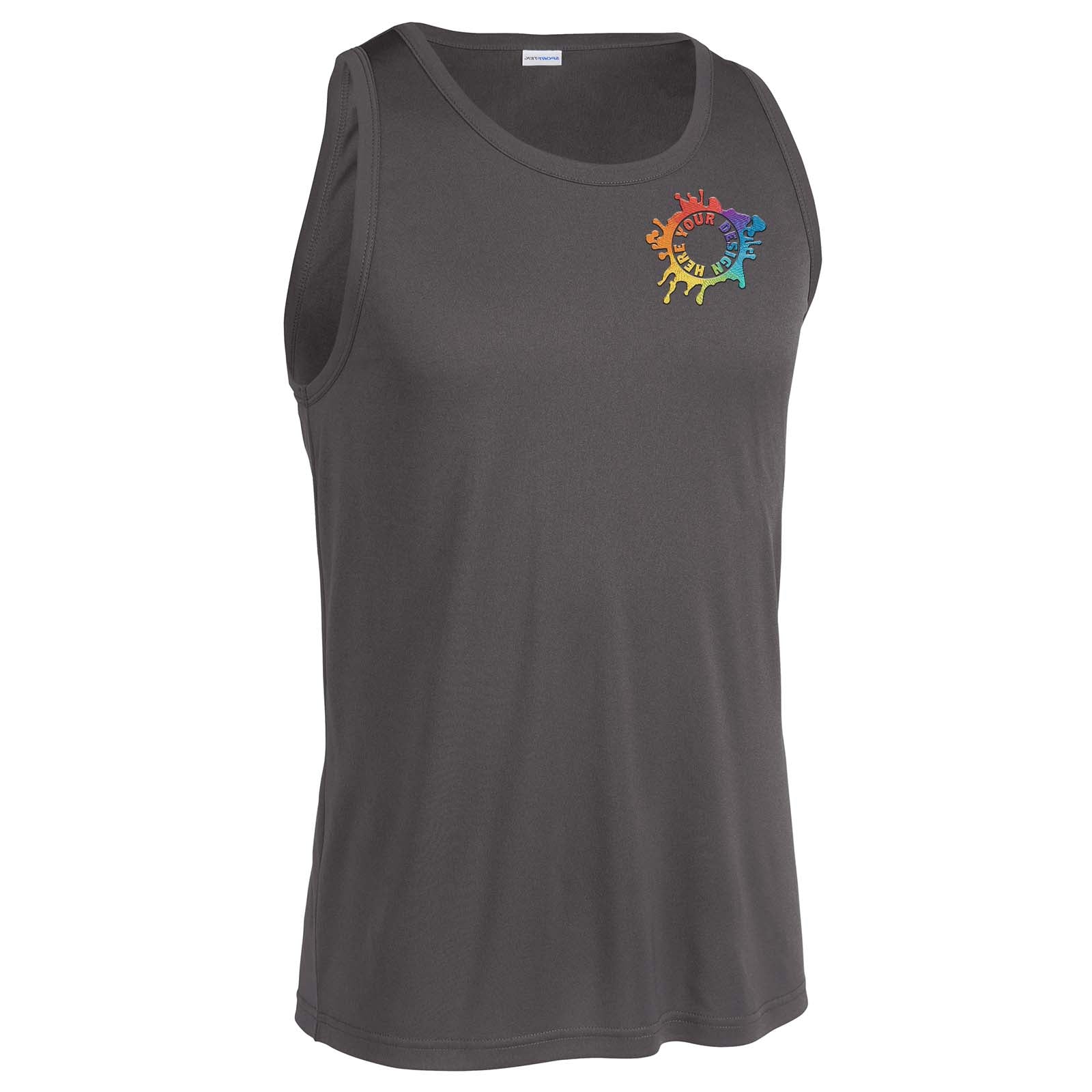 Sport-Tek Men's PosiCharge Competitor Tank Embroidery - Mato & Hash