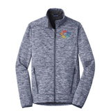 Sport-Tek® PosiCharge® Electric Heather Soft Shell Jacket Embroidery - Mato & Hash
