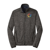Sport-Tek® PosiCharge® Electric Heather Soft Shell Jacket Embroidery