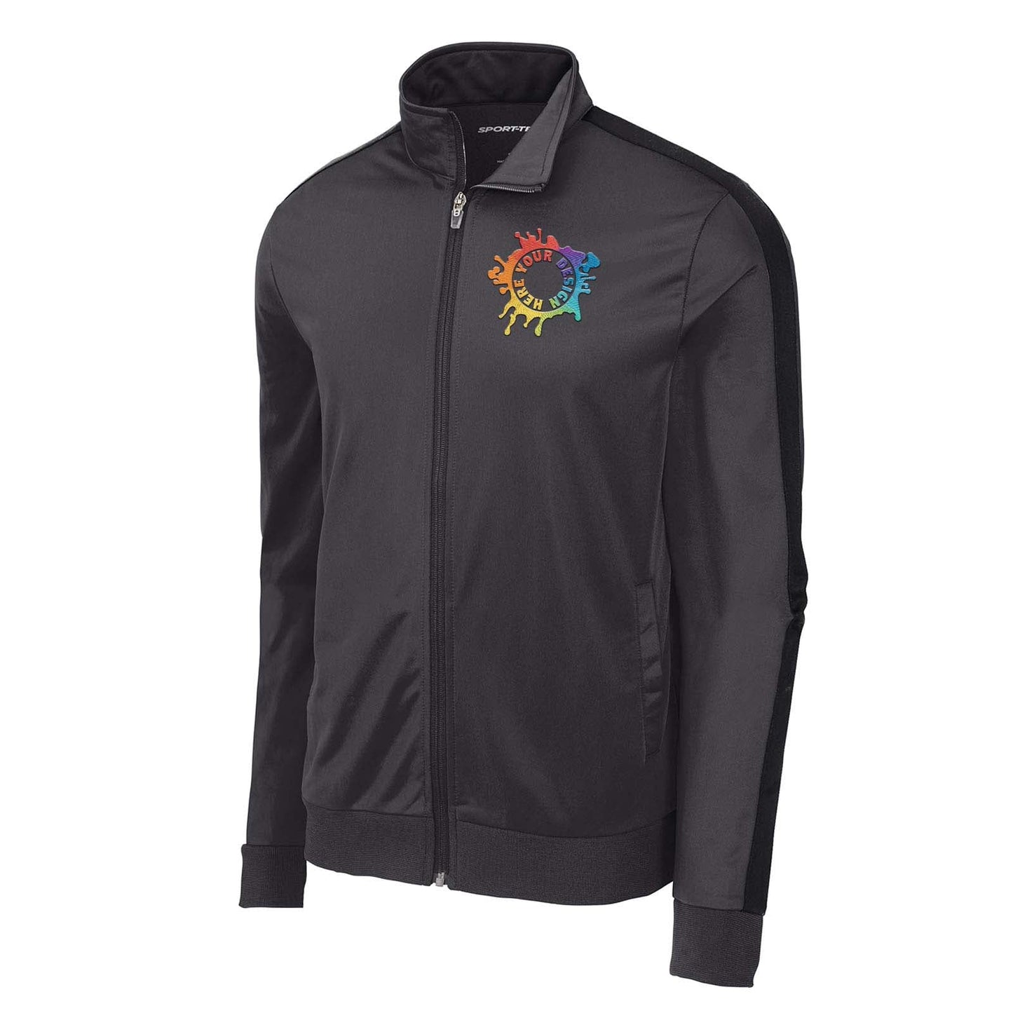 Sport-Tek ® Tricot Track Jacket Embroidery - Mato & Hash