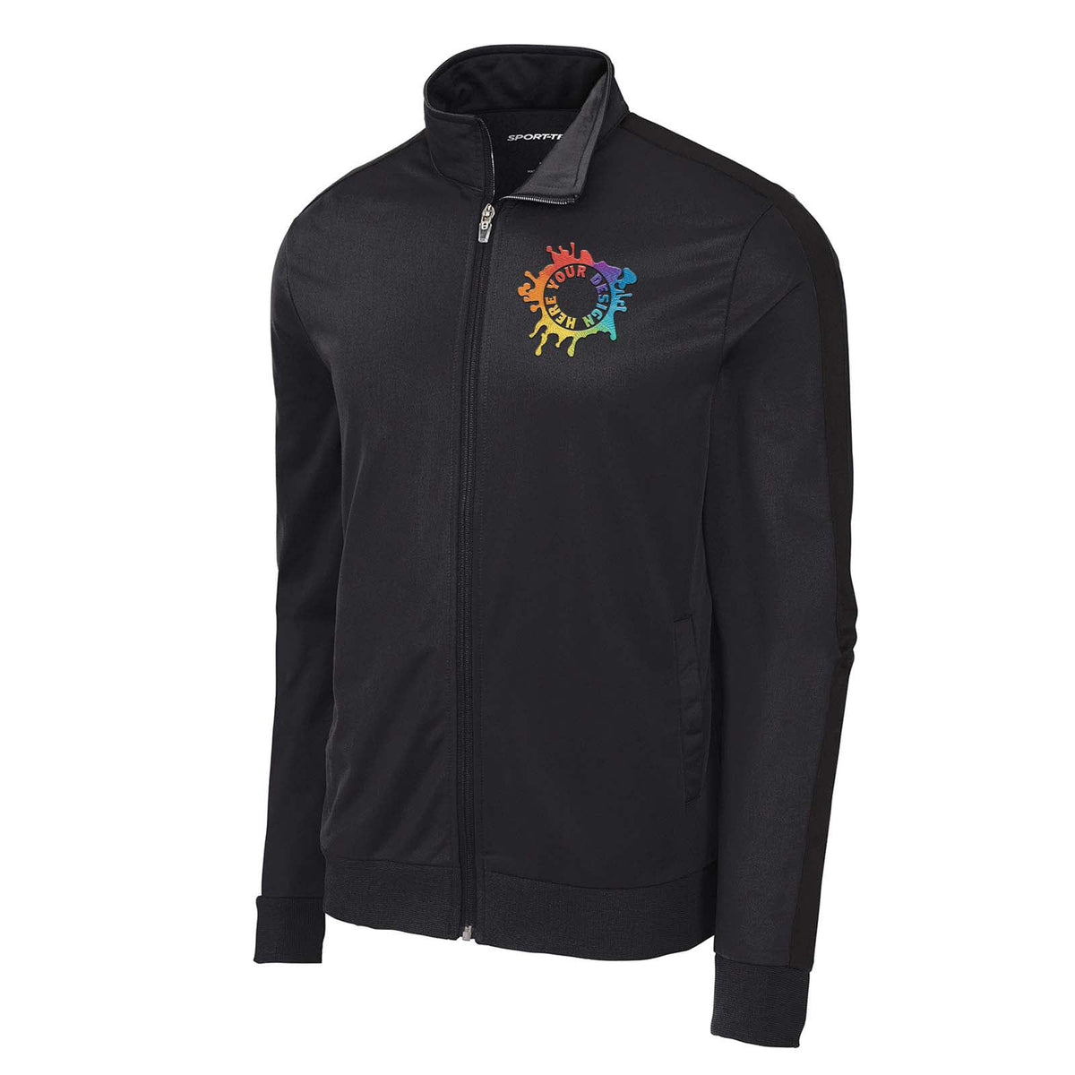 Sport-Tek ® Tricot Track Jacket Embroidery - Mato & Hash