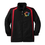 Sport-Tek® Youth Colorblock Raglan Jacket Embroidery