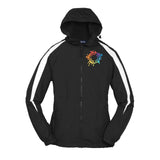 Sport-Tek® Youth Fleece-Lined Colorblock Jacket Embroidery - Mato & Hash