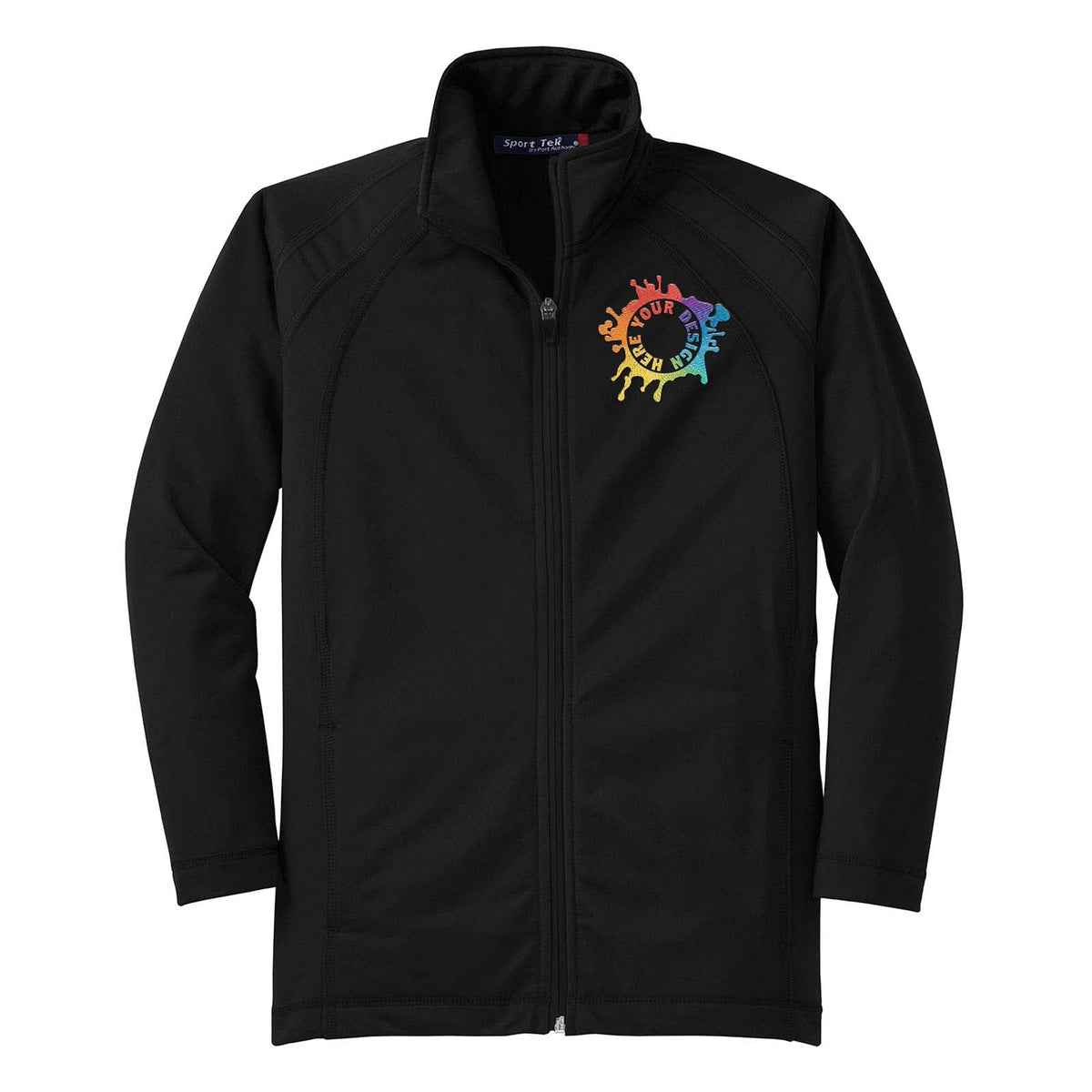 Sport-Tek® Youth Tricot Track Jacket Embroidery – Mato & Hash
