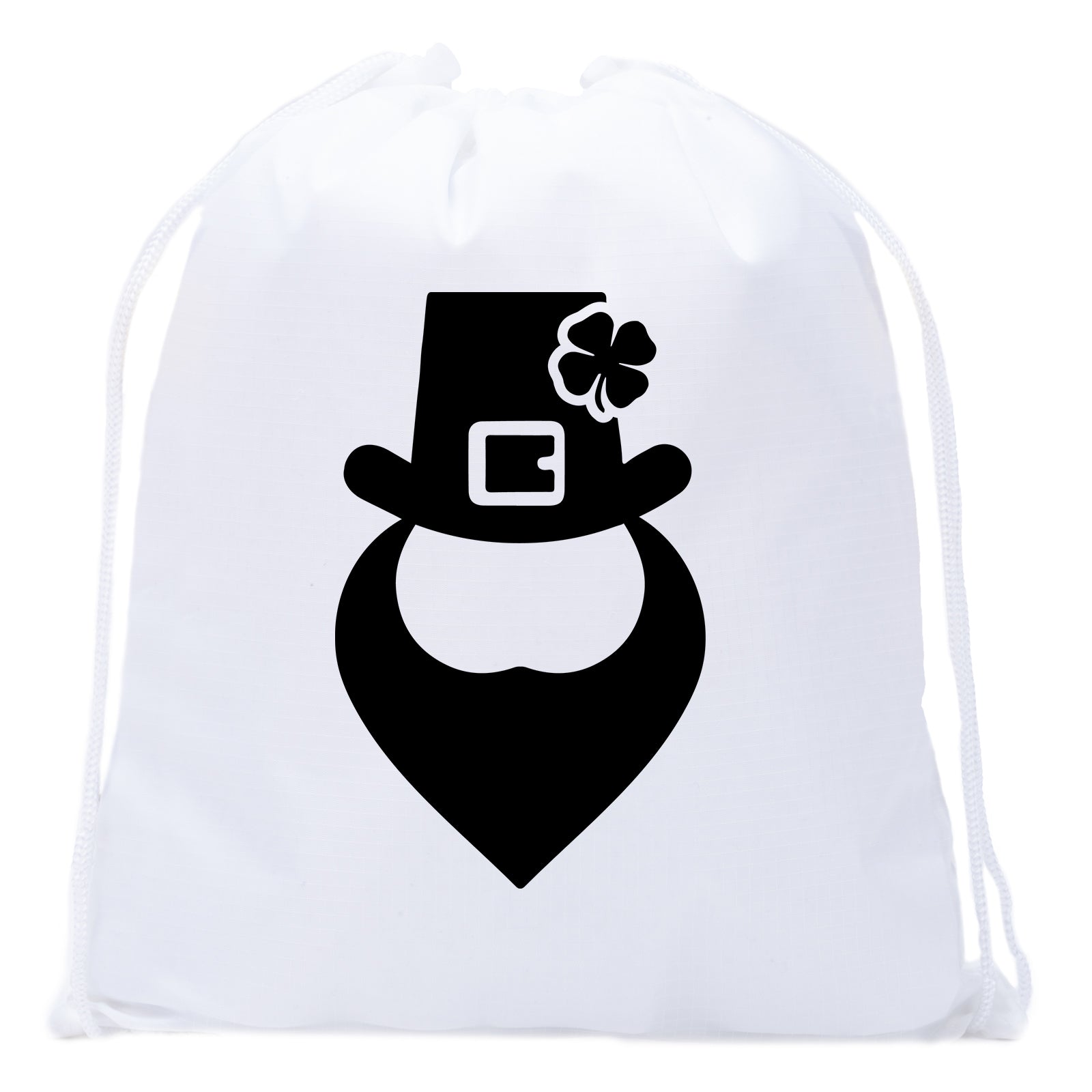 St. Patrick's Day Leprechaun Mini Polyester Drawstring Bag - Mato & Hash