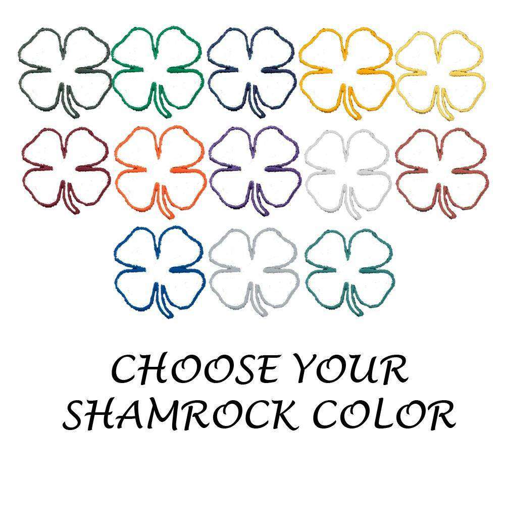 St. Patrick's Day Shamrock Outline Beanie - Mato & Hash
