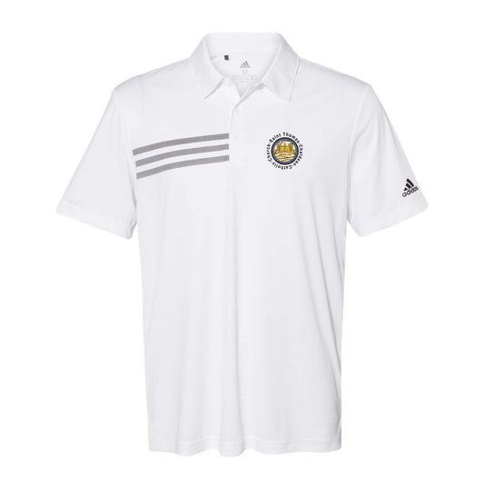 St. Thomas Catholic Church Adidas - 3-Stripes Chest Polo Printed - Mato & Hash