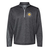 St. Thomas Catholic Church Adidas - Brushed Terry Heathered Quarter-Zip Pullover Printed