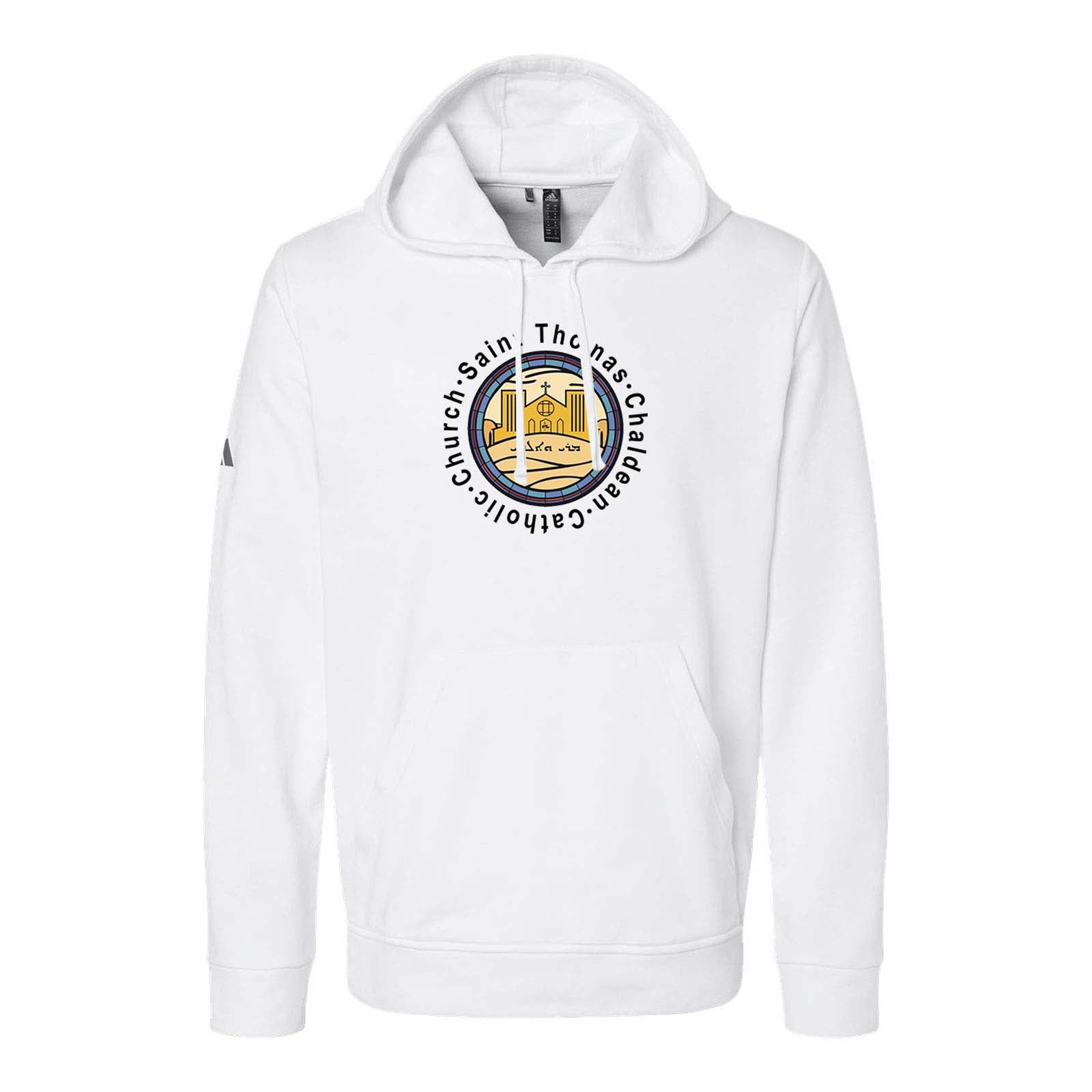 St. Thomas Catholic Church Adidas - Fleece Hooded Sweatshirt Printed - Mato & Hash