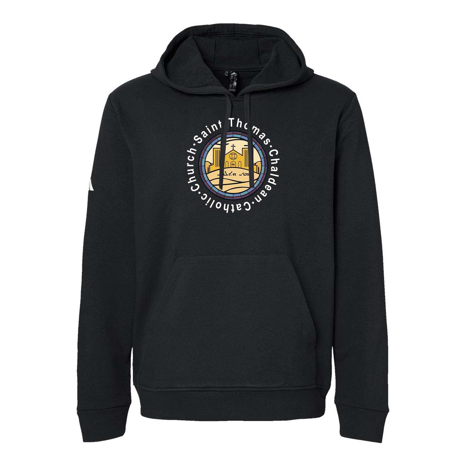 St. Thomas Catholic Church Adidas - Fleece Hooded Sweatshirt Printed - Mato & Hash