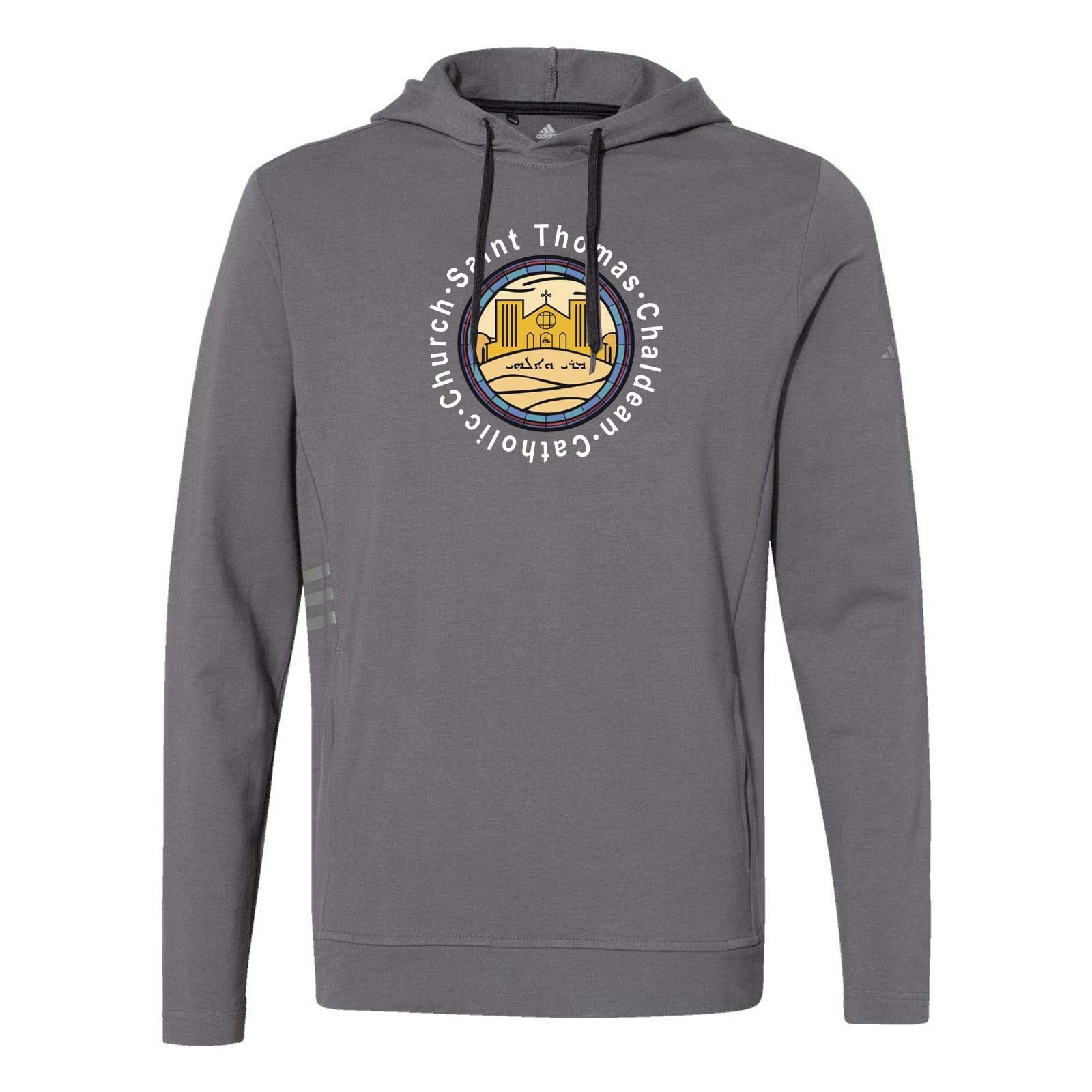 St. Thomas Catholic Church Adidas - Lightweight Hooded Sweatshirt Printed - Mato & Hash