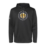 St. Thomas Catholic Church Adidas - Textured Mixed Media Hooded Sweatshirt Printed - Mato & Hash