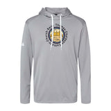 St. Thomas Catholic Church Adidas - Textured Mixed Media Hooded Sweatshirt Printed - Mato & Hash