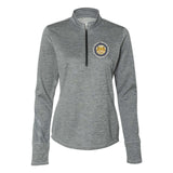 St. Thomas Catholic Church Adidas - Women's Brushed Terry Heathered Quarter-Zip Pullover Printed - Mato & Hash