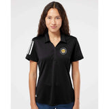 St. Thomas Catholic Church Adidas - Women's Floating 3-Stripes Polo Printed - Mato & Hash