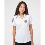 St. Thomas Catholic Church Adidas - Women's Floating 3-Stripes Polo Printed - Mato & Hash