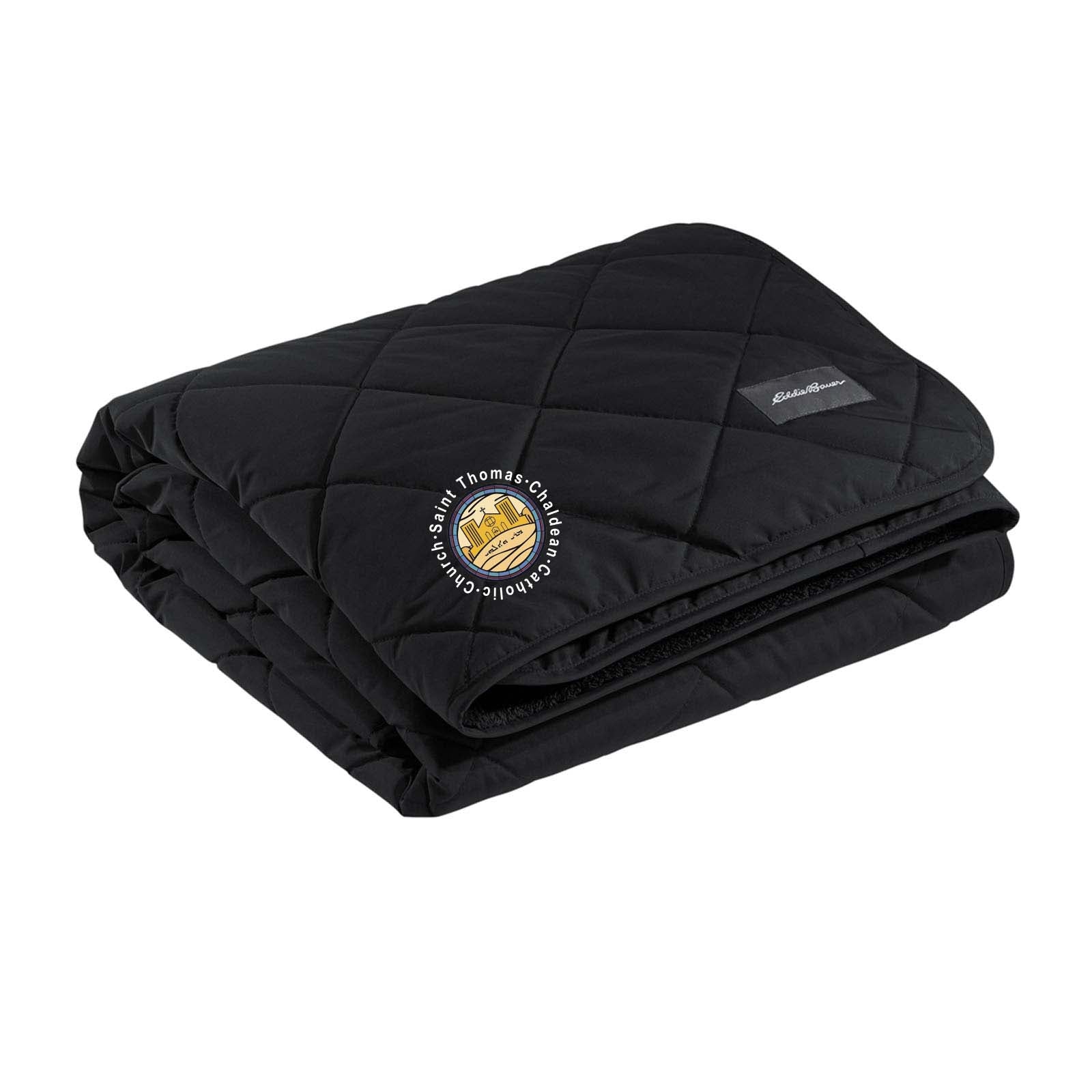 St. Thomas Catholic Church Eddie Bauer® Quilted Insulated Fleece Blanket Embroidered - Mato & Hash