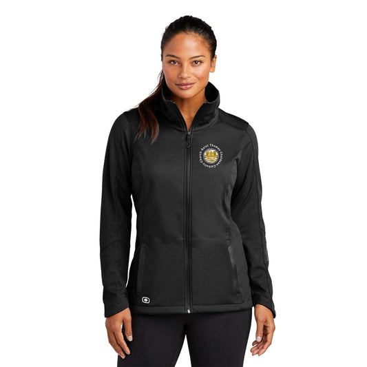 St. Thomas Catholic Church OGIO® ENDURANCE Ladies Crux Soft Shell Printed - Mato & Hash