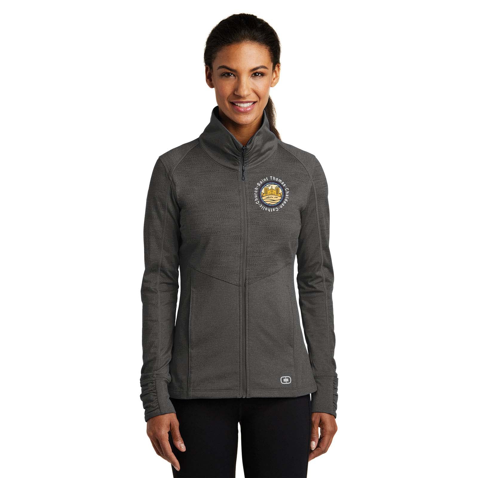 St. Thomas Catholic Church OGIO® ENDURANCE Ladies Sonar Full-Zip Printed - Mato & Hash