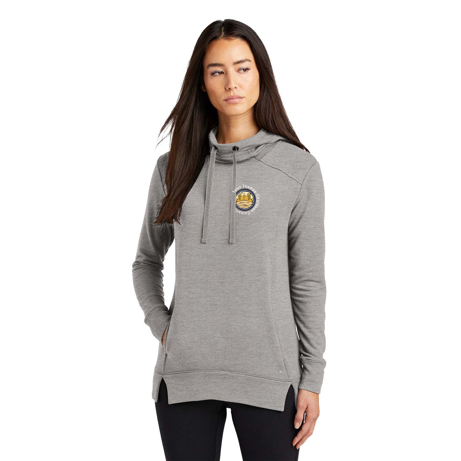 St. Thomas Catholic Church OGIO ® Ladies Luuma Pullover Fleece Hoodie Printed - Mato & Hash