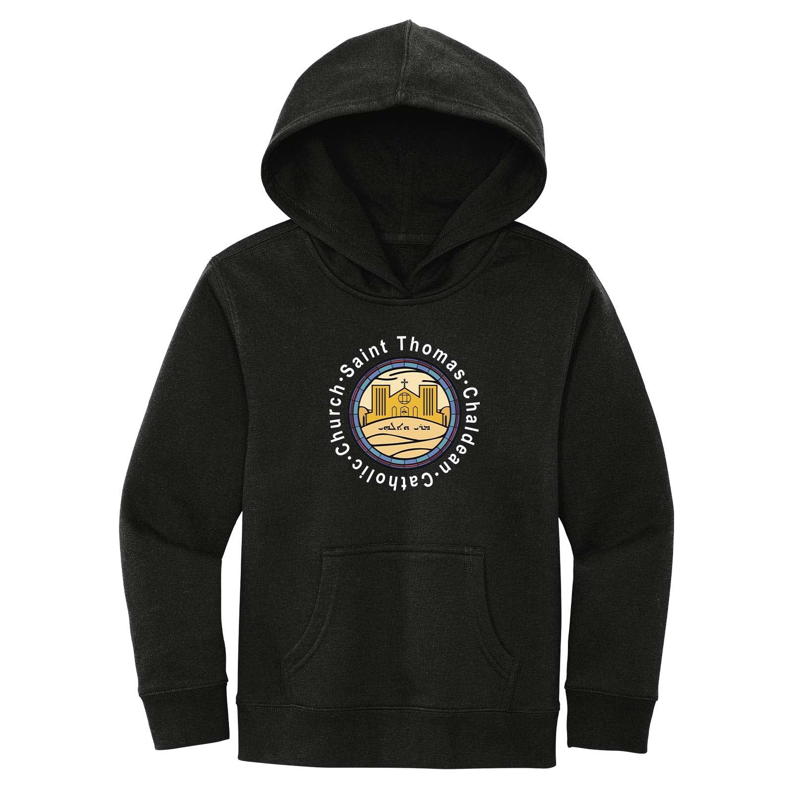 St. Thomas Catholic Church Youth Cotton/Polyester Fleece Hooded Sweatshirt - Mato & Hash