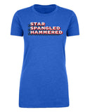 Star Spangled Hammered Womens 4th of July T Shirts - Mato & Hash