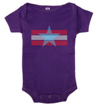 Star & Stripes 4th of July Baby Romper - Mato & Hash