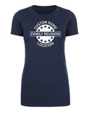 Stars Emblem Custom Name & Location Family Reunion Womens T Shirts - Mato & Hash