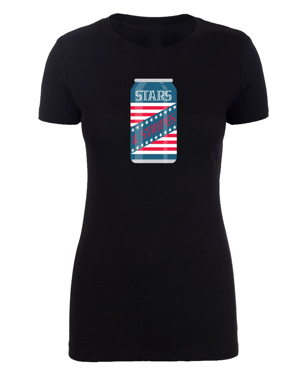 Stars & Stripes Beer Womens 4th of July T Shirts - Mato & Hash