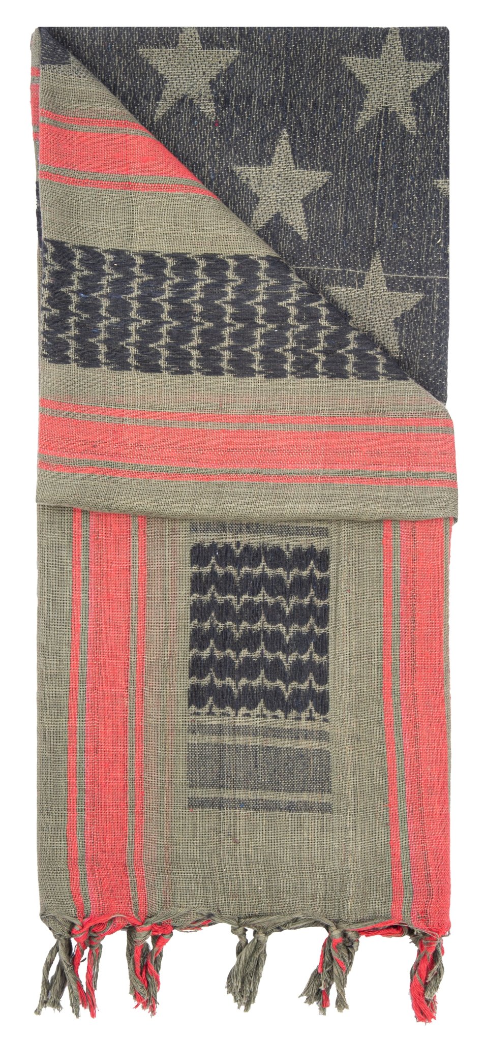 Stars & Stripes Military Scarf Head Wrap - Mato & Hash