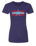Stars & Stripes Womens 4th of July T Shirts