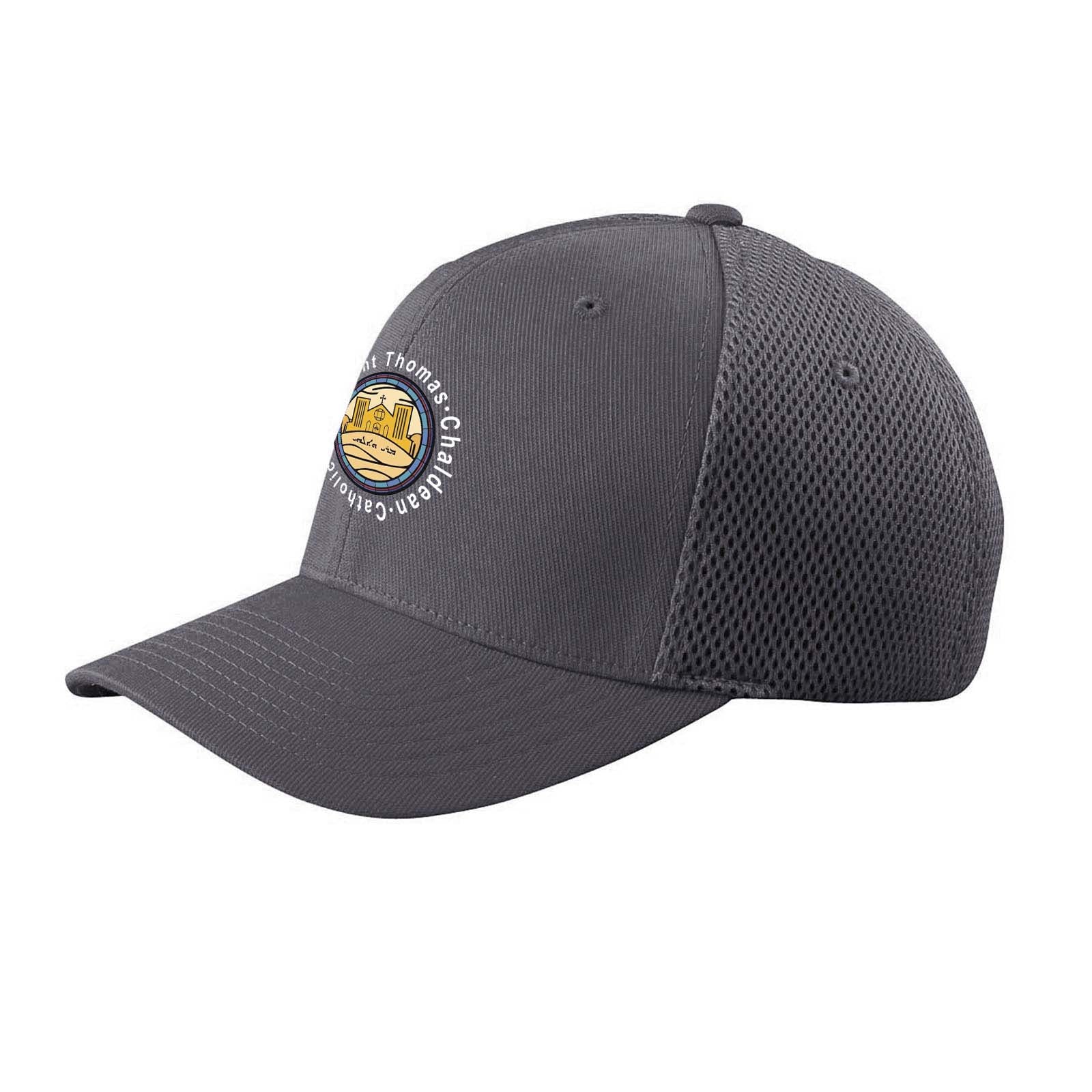 St.Thomas Catholic Church Flexfit Adult Ultrafibre and Airmesh Cap - Mato & Hash