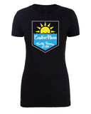 Sun + Water Full Color Custom Name & Year Family Reunion Womens T Shirts