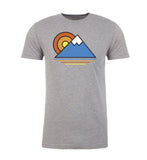Sunset Behind Mountain Unisex T Shirts - Mato & Hash