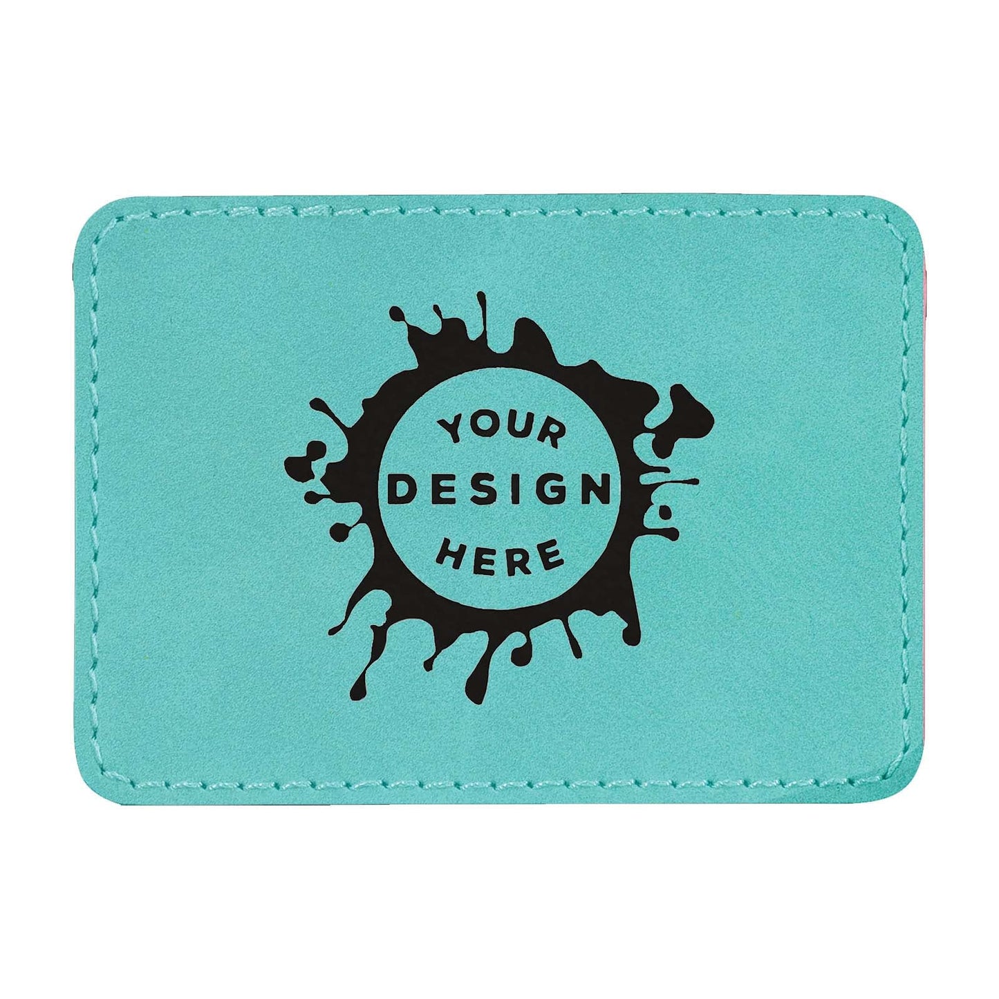 Synthetic Leather Patch w/ Custom Engraving – Large Rectangle - Mato & Hash
