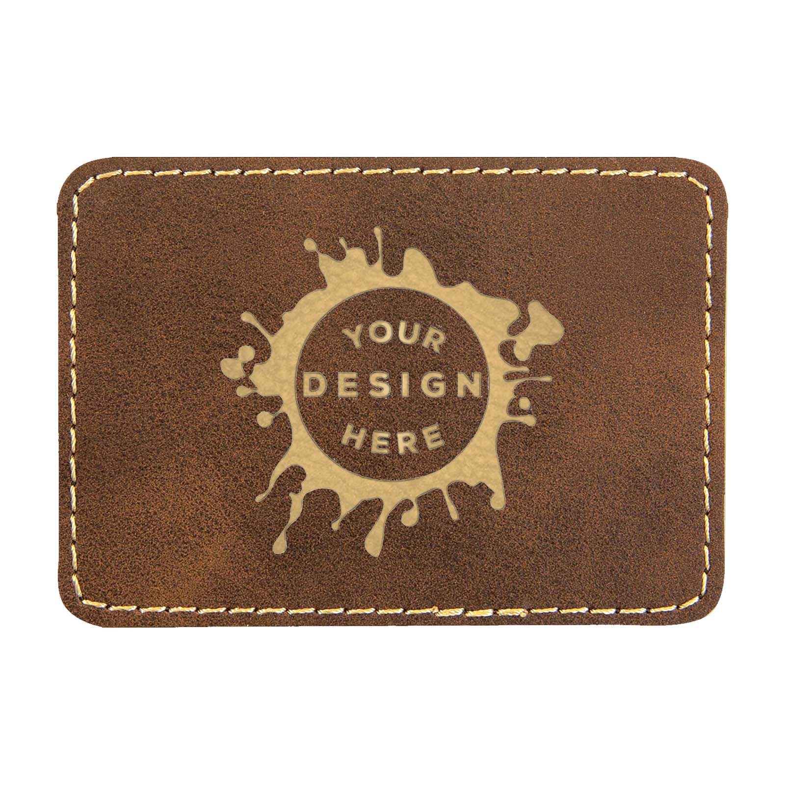 Custom Leather Patches - Laser Engraved Leather Labels for Jackets